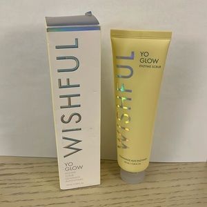 Brand new Wishful Yo Glow enzyme scrub